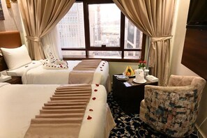 In-room safe, desk, free WiFi, bed sheets - Maysan Al Mashaer Hotel (Makkah)