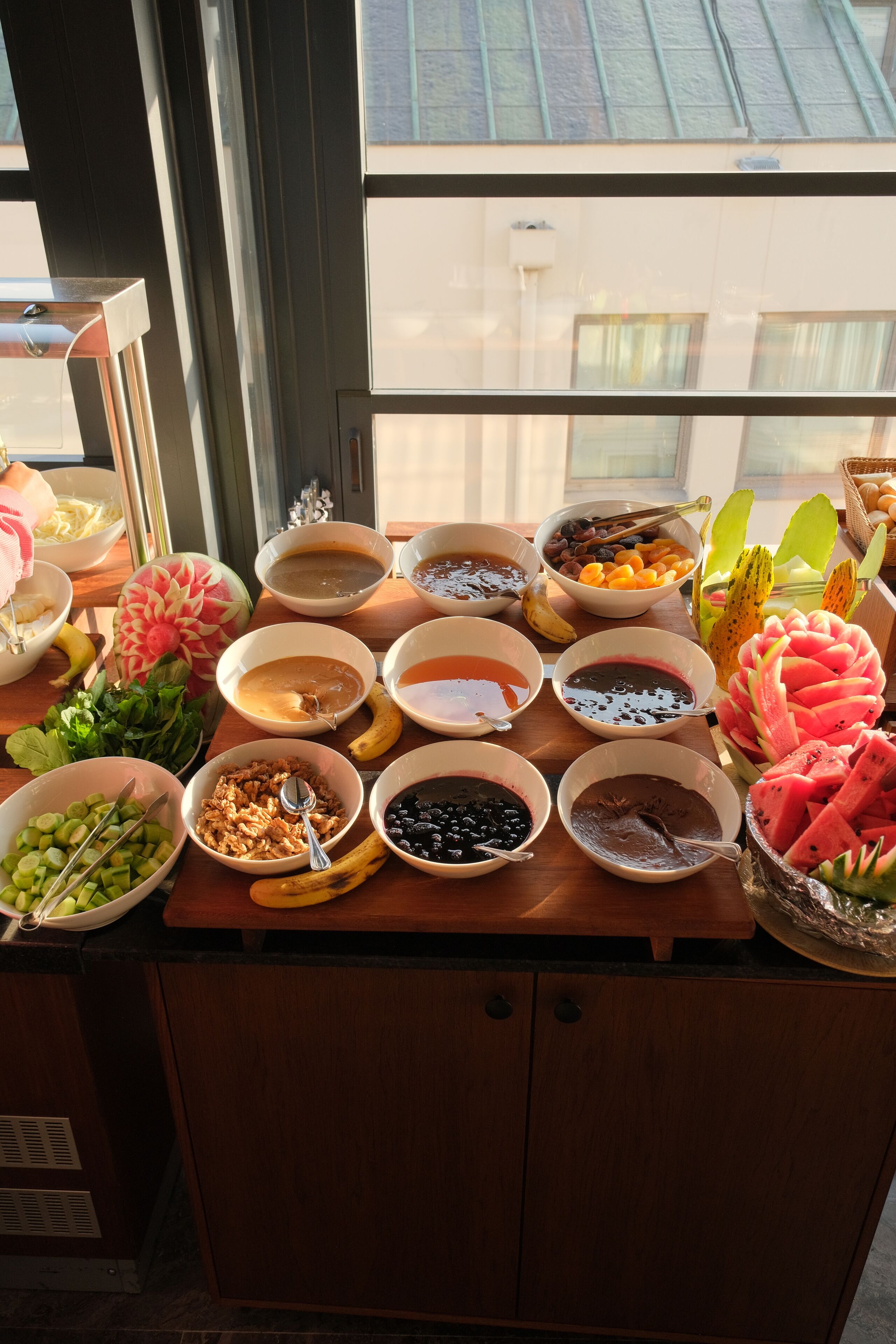Petit déjeuner buffet