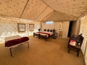 Deluxe Tent | 1 bedroom, bed sheets
