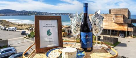 Blick von der Unterkunft