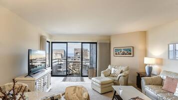 Télévision, table de tennis de table