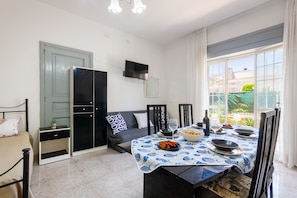 House, 1 Bedroom, Smoking, Patio | Living area - Air-conditioned Studio Near the Sea With Wi-fi Garden and Bike (Porto Cesareo)