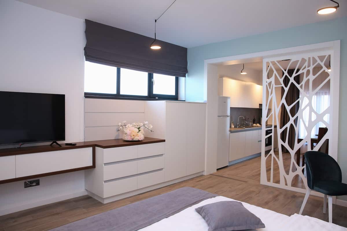 1 habitación, sábanas de algodón egipcio y ropa de cama de alta calidad