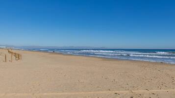 Sun loungers, beach towels