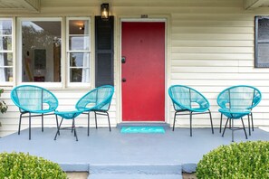 Exterior detail - Retro Fun · Pac-Man Arcade · Fenced Yard · MTSU (Murfreesboro)