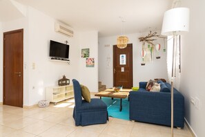 Villa, 2 Bedrooms, Mountain View | Living area | Flat-screen TV - Lindos Aeonian Villas  (Rhodes)
