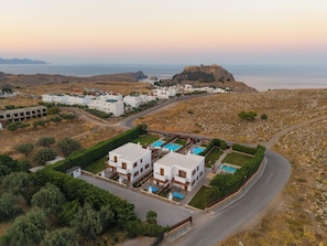 Front of property - Lindos Aeonian Villas  (Rhodes)