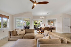 Condo, 3 Bedrooms | Living area - The Plantation At Princeville 222 3 Bedroom Condo by RedAwning (Princeville)