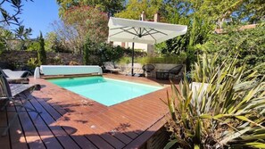 Outdoor pool, a heated pool - Superlative old town property with pool & bar room (Céret)