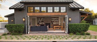 Cozy tropical houses with humble neighbourhood