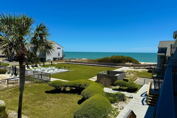 Ocean view off of patio deck.