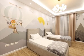 プレジデンシャル アパートメント | 高級寝具、客室ごとに異なる装飾、客室ごとに異なるインテリア、ノートパソコン用作業スペース