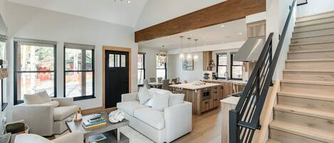 Télévision, cheminée