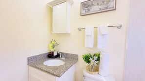 Hair dryer, towels