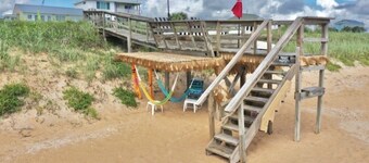 Romantic Couples Beach Getaway ,with private beach, hammocks and umbrellas 