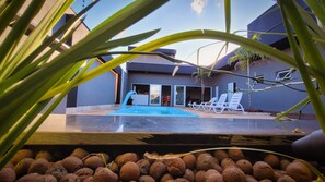 Una piscina climatizada