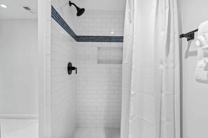 Hair dryer, towels