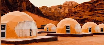 Luxury purple bubble tents 