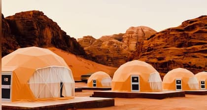 Luxury purple bubble tents