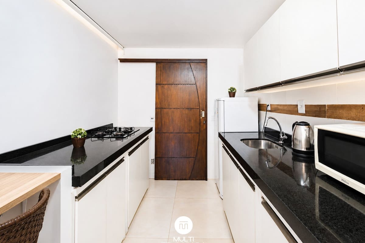 Estudio clásico, cocina (Studio com Cozinha com Hidro Coletiva) | Cocina privada