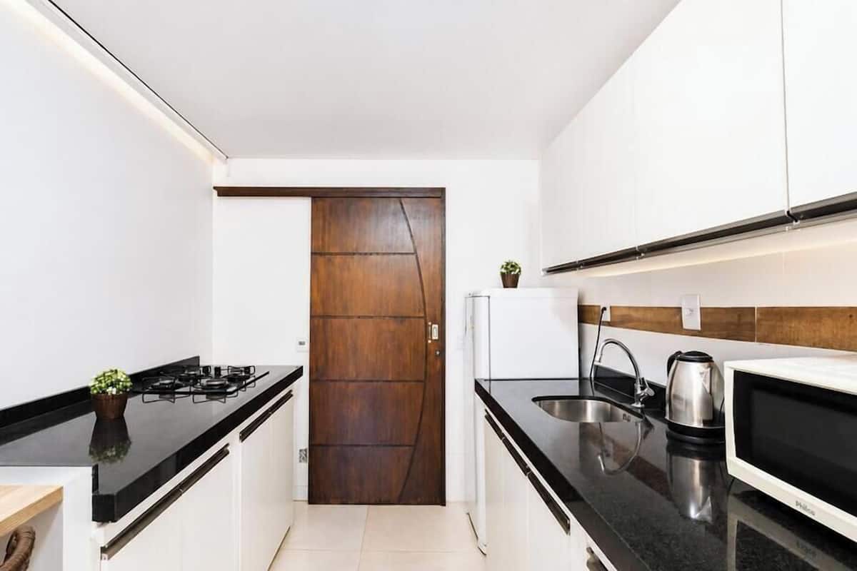 Estudio clásico, cocina (Studio com Cozinha com Hidro Coletiva) | Cocina privada