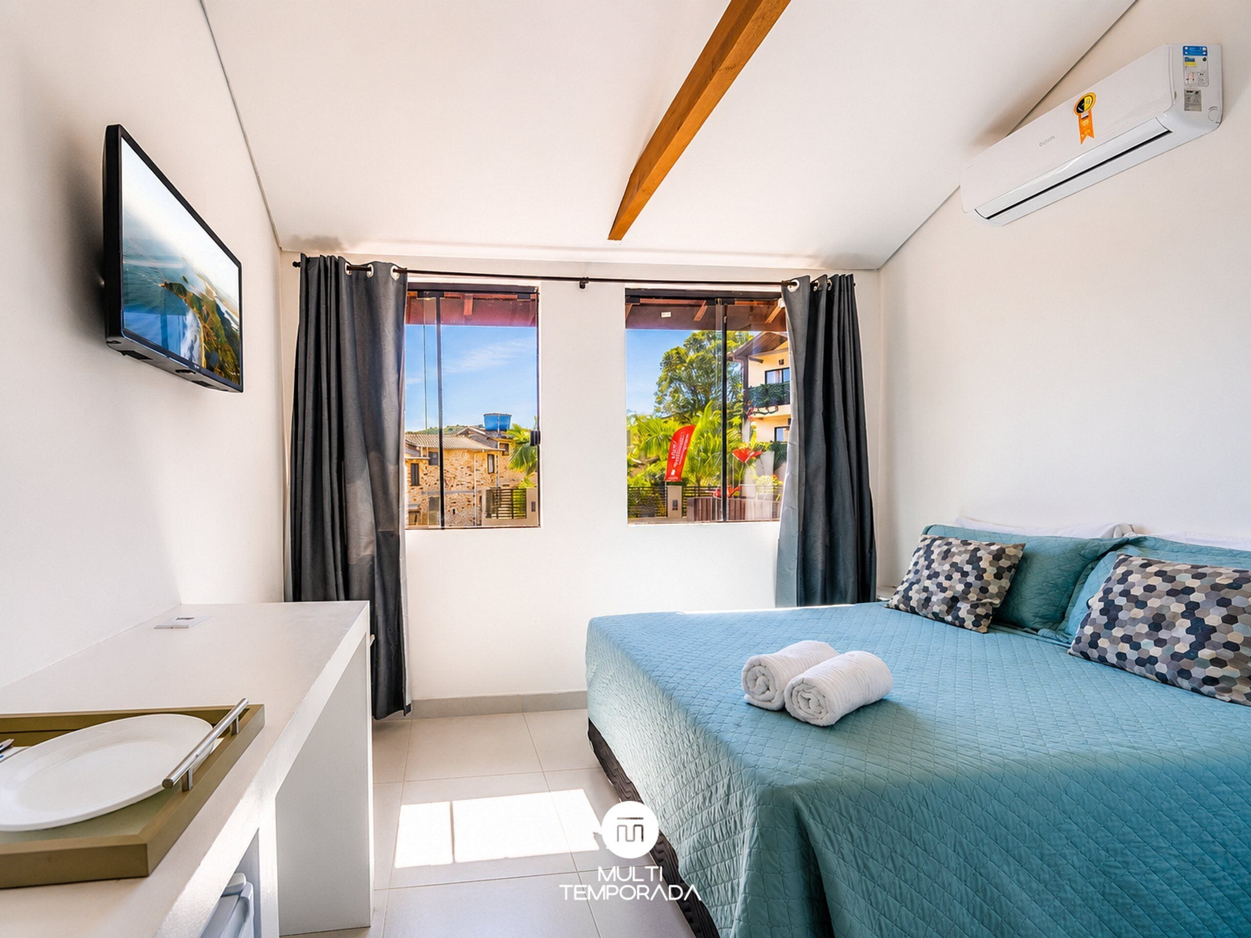 Suite Confort (Suite Duplo Amplo Térrea e Vista Ampl) | Sábanas de algodón egipcio y ropa de cama de alta calidad 