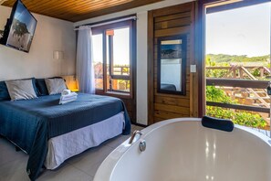 尊荣套房 (Suite Deluxe com Banheira de Imersão) | 埃及棉床单、高档床上用品、特色装修、特色家居