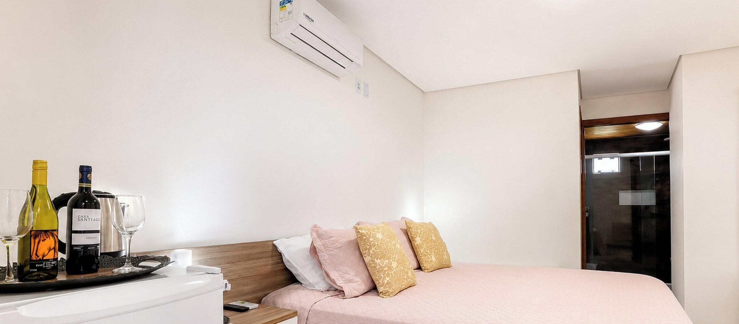 時尚套房 (Suite Design com Hidro Coletiva Pousa) | 埃及棉床單、高級寢具、書桌、免費無線上網