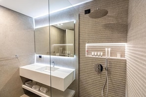 Free toiletries, hair dryer, slippers, bidet