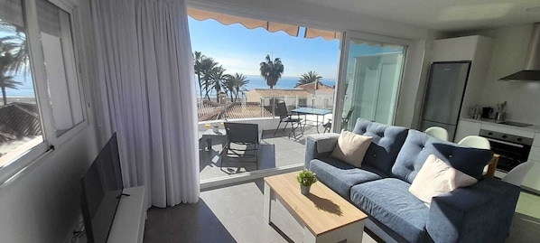 Living area - Apartamento en la Playa con Increíbles Vistas al mar (AN)