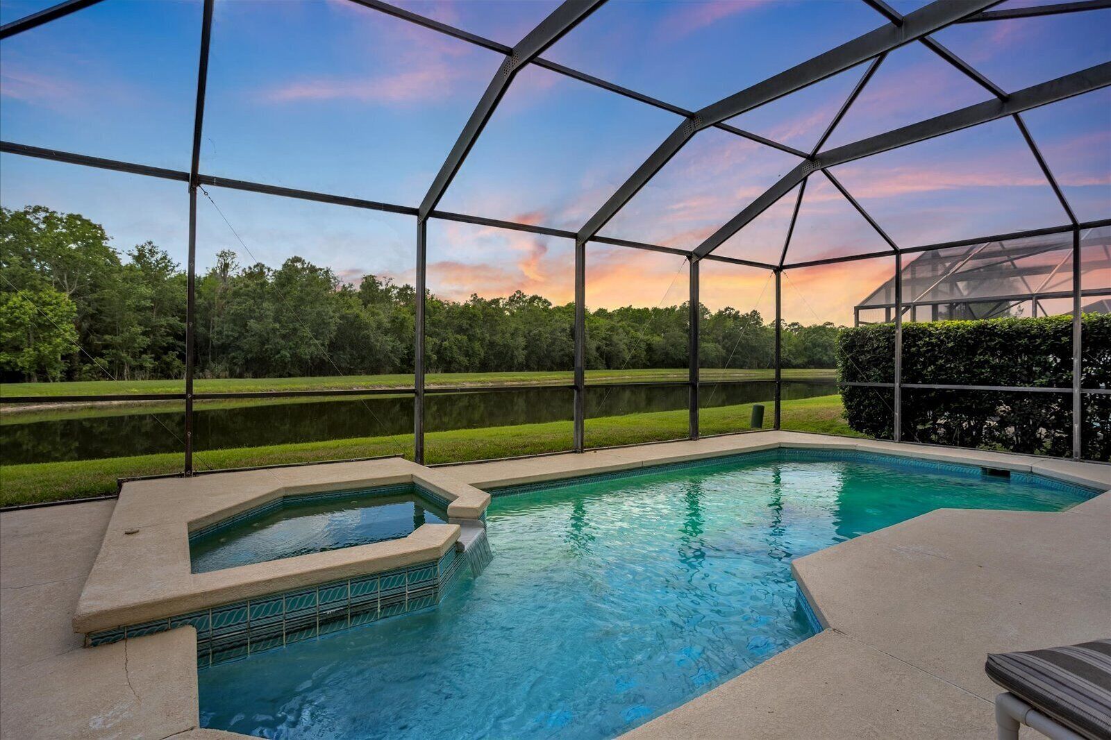 Et oppvarmet basseng