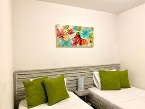 2 habitaciones y ropa de cama 