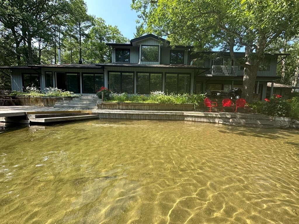 The Weaver House on the pristine Crystal River in Glen Arbor