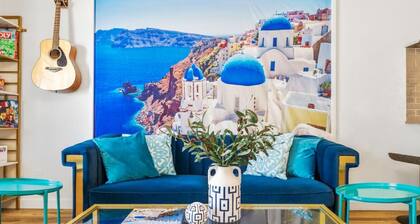 Santorini Inspired | Firepit | Grill I Yoga