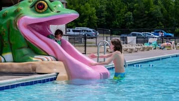 Indoor pool, seasonal outdoor pool, open noon to 8:00 PM, pool umbrellas