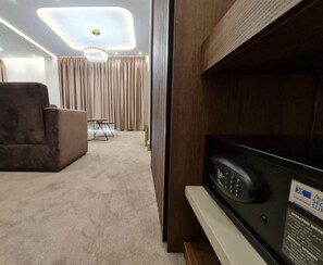 In-room safe, desk, soundproofing, iron/ironing board