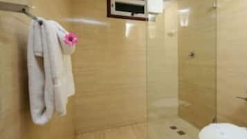 Serviettes fournies, savon, papier toilette