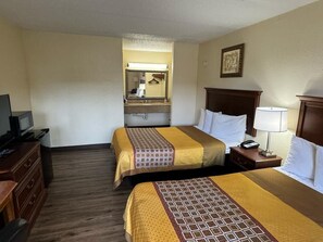 Basic Room, 2 Queen Beds, Non Smoking | 1 bedroom, free WiFi, bed sheets - Heritage Inn Milledgeville GA (Milledgeville)