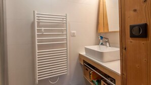 Shower, hair dryer