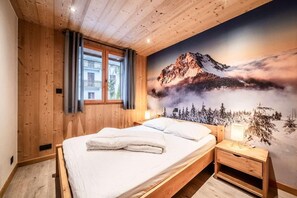 2 bedrooms, WiFi, bed sheets - Ground floor, tv, 70m², Morzine (Morzine)