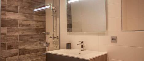 Shower, hair dryer