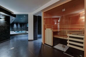 Sauna - Chalet, fitness, sauna, terrace, balcony, parking, tv, 232m², Morzine (Morzine)