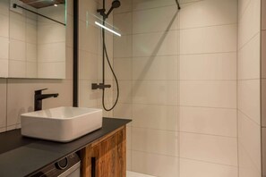 Shower, hair dryer