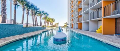 Indoor pool, outdoor pool