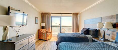 Desk, iron/ironing board, free WiFi, bed sheets