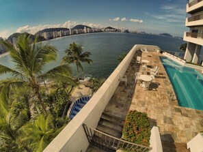 Apartment | Property grounds - Apartamento Astúrias (Guarujá)