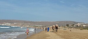 On the beach
