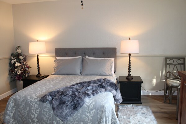 4 bedrooms, in-room safe, iron/ironing board, travel cot