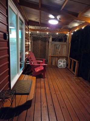 Terrace/patio - South Toledo Bend Waterfront Guest House w/
Fishing pier/dock, firepit, pets ok (Burkeville)