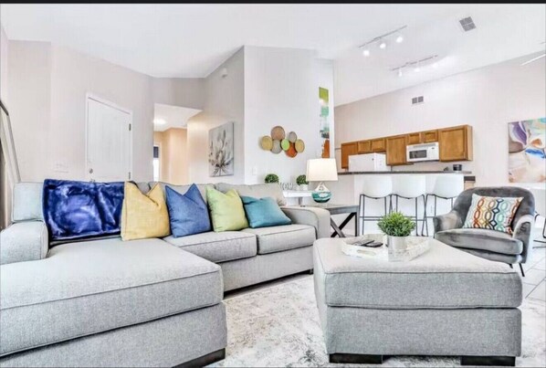 TV, video games, foosball, stereo - Elegant Large Private Home with Heated Pool! (Davenport)